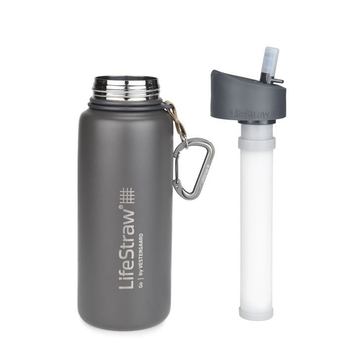 LifeStraw® Go - Rostfri vattenflaska med filter