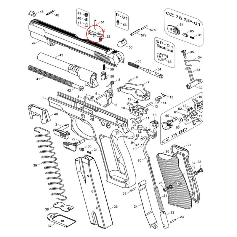 CZ 75 Extractor