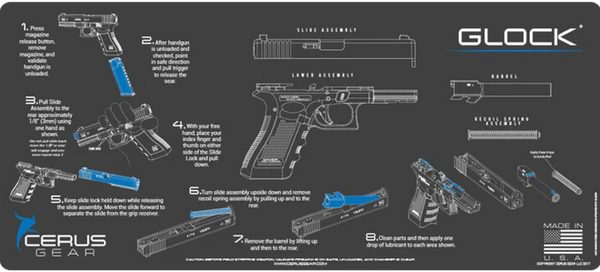 ProMat - GLOCK® Instructional Gun Mat