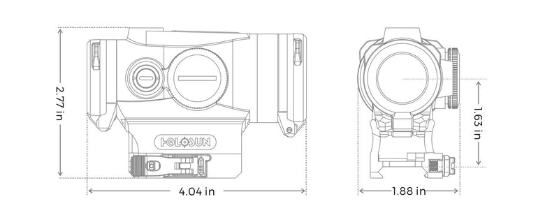 Holosun HE530G Micro Sight MRS