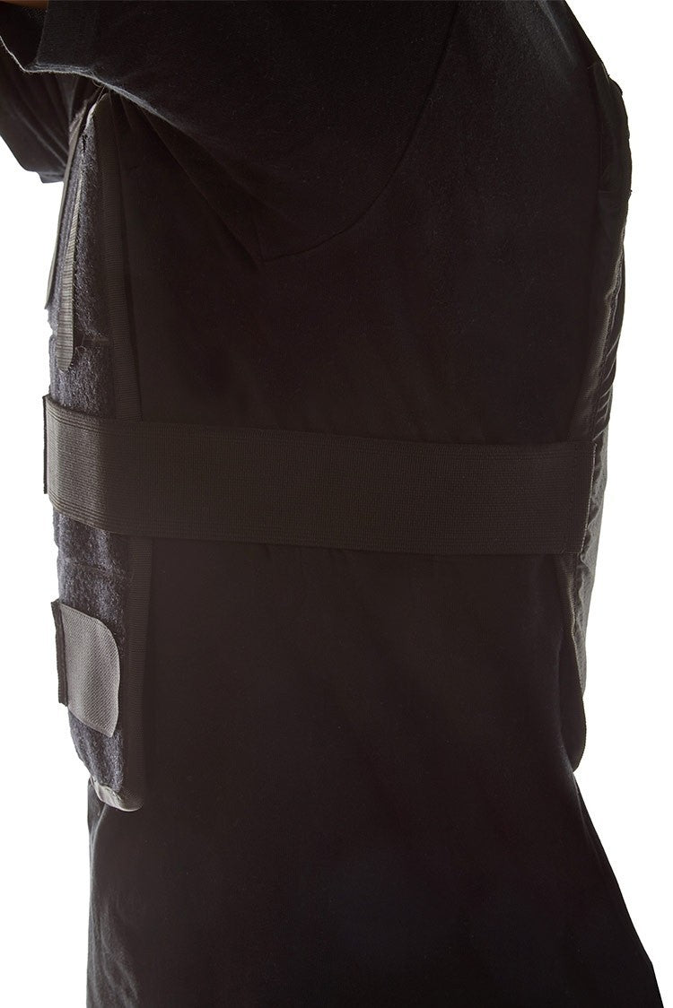 Carrying vest for stab-proof body protection