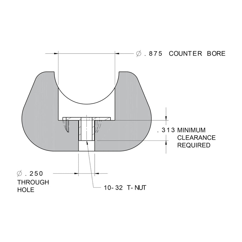 BT1517 Rail Mounting Fastener Set - Atlas