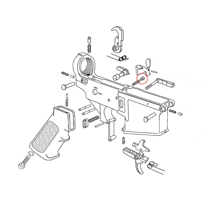 Eemann Tech Bolt Catch Plunger for AR - 15 - Eemann Tech