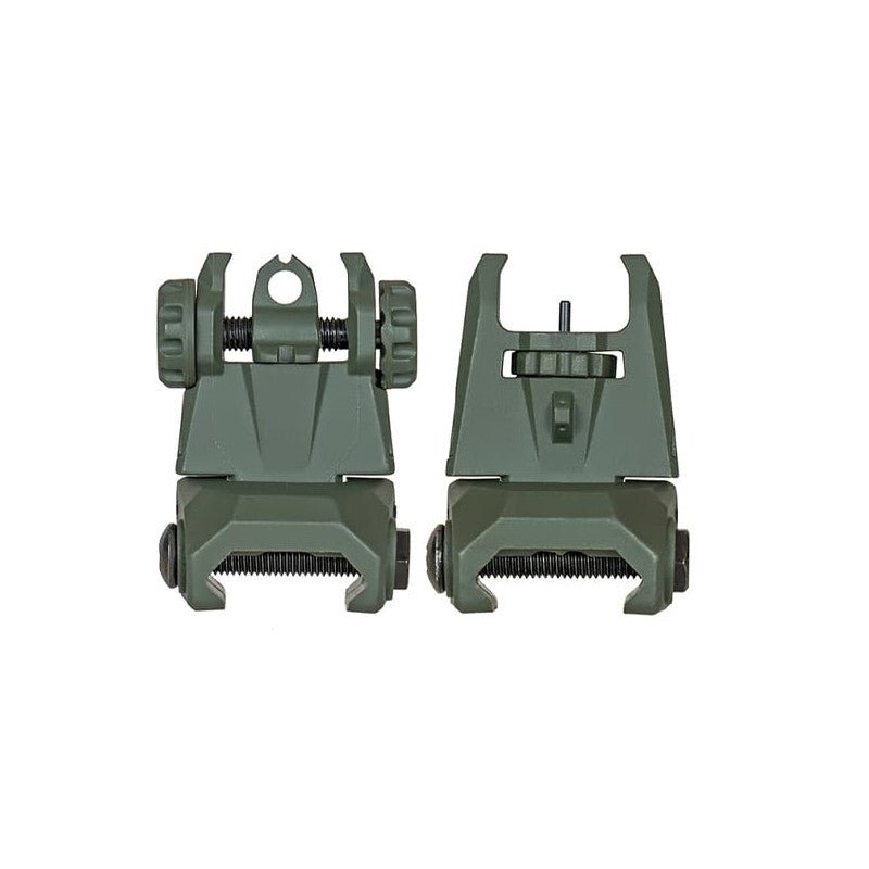 Front/Rear Flip - Up Sights, Short - Lynxgear