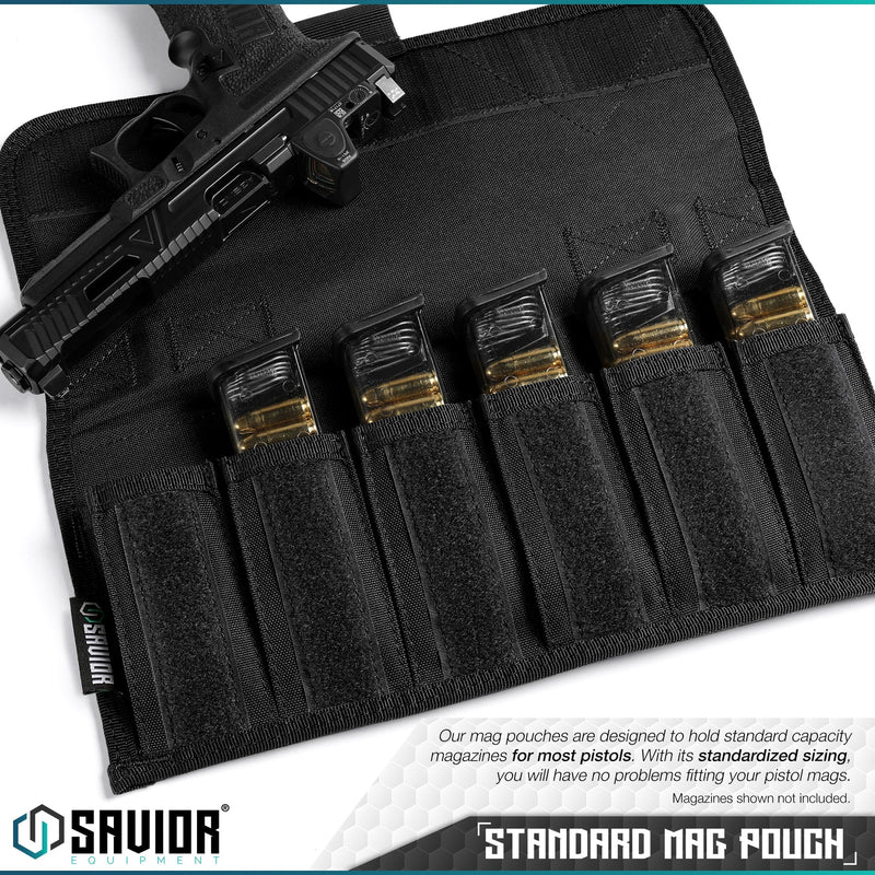 Savior Pistol Magazine Pouch with Sling - 6 Mag