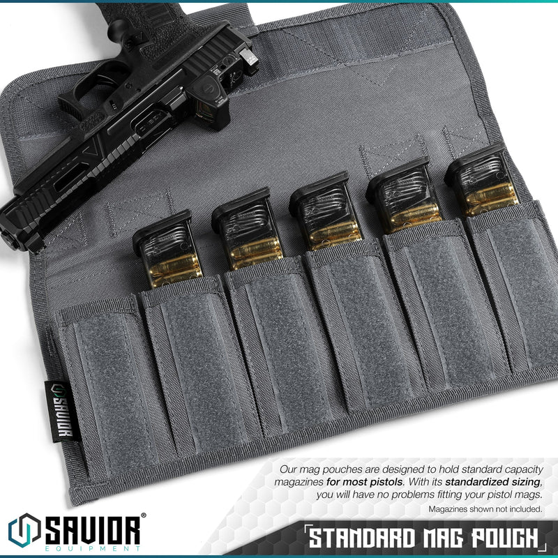 Savior Pistol Magazine Pouch with Sling - 6 Mag