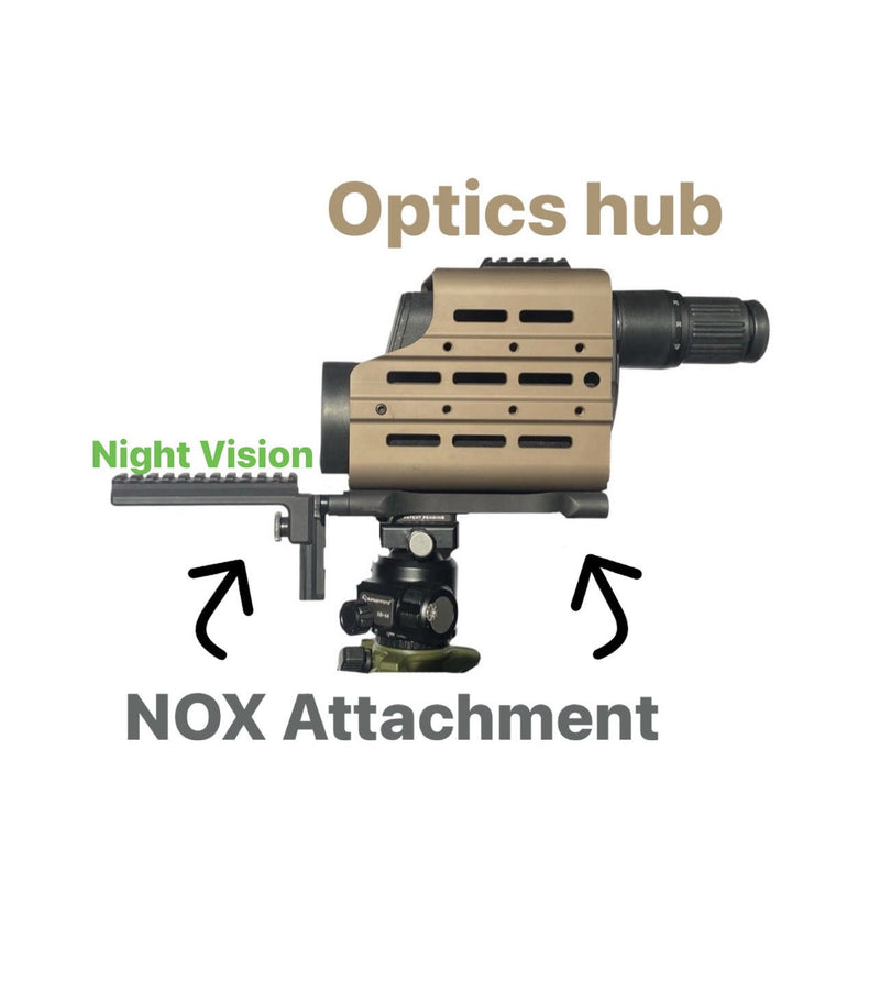 Nighttime Optic Extension (NOX) for Spotting Scope - Kinetic Development Group