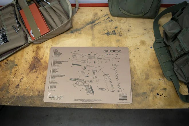 ProMat - GLOCK® Gen3 Schematic Handgun Mat - Cerus Gear