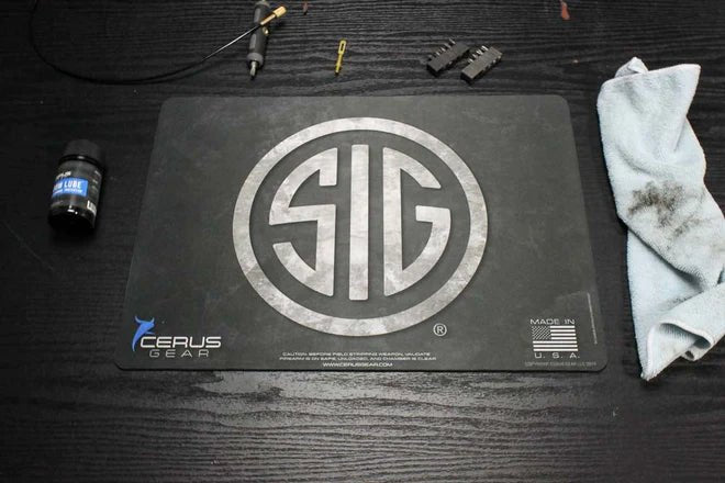 ProMat - Sig Sauer® Logo Handgun Mat - Cerus Gear