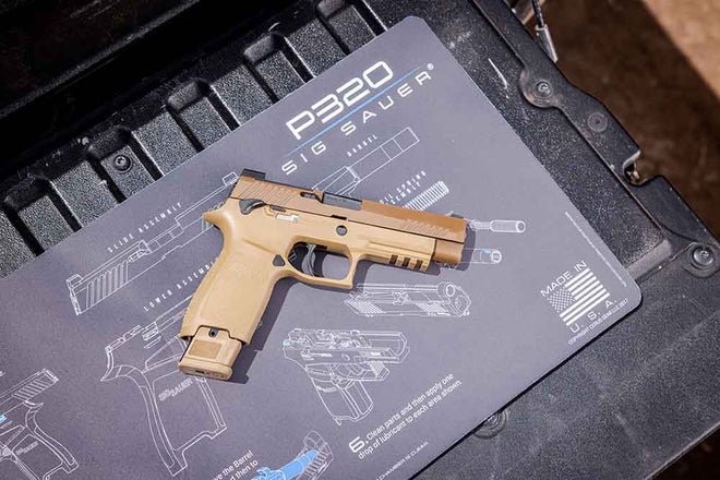 ProMat - Sig Sauer® P320 Instructional Gun Mat - Cerus Gear