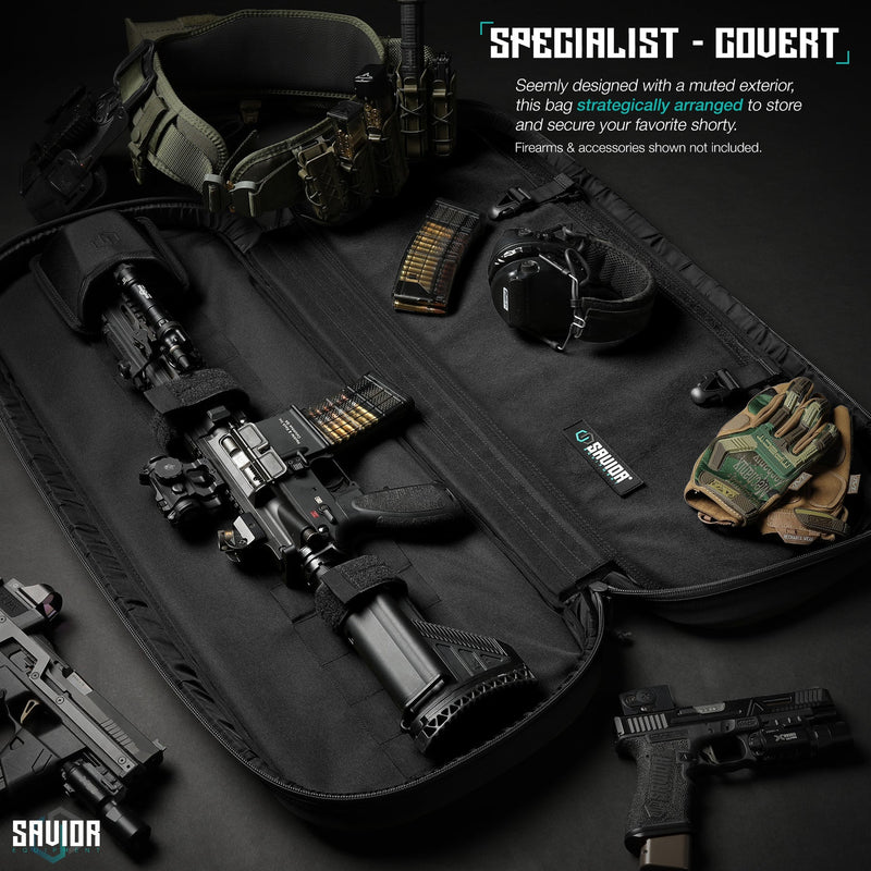 Savior Specialist Covert Single Rifle Case - 30"/34"/38"