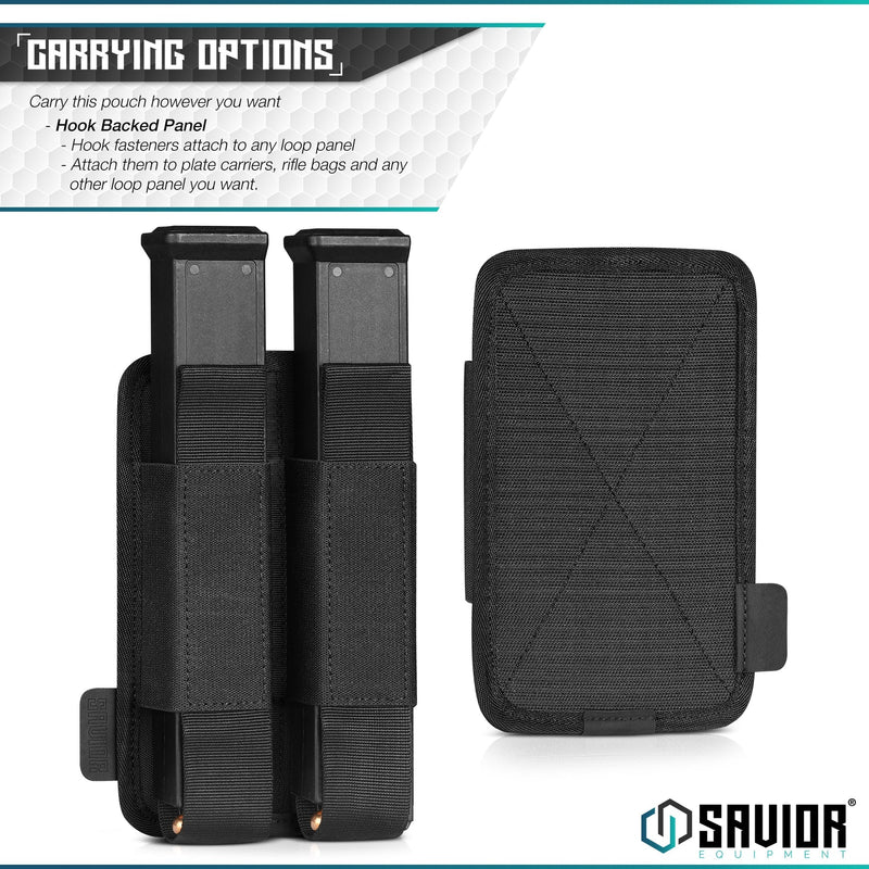 Savior Double Extended Mag Holder - PCC - Savior