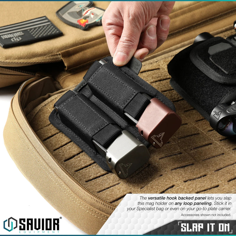 Savior Double Pistol Mag Holder - Savior