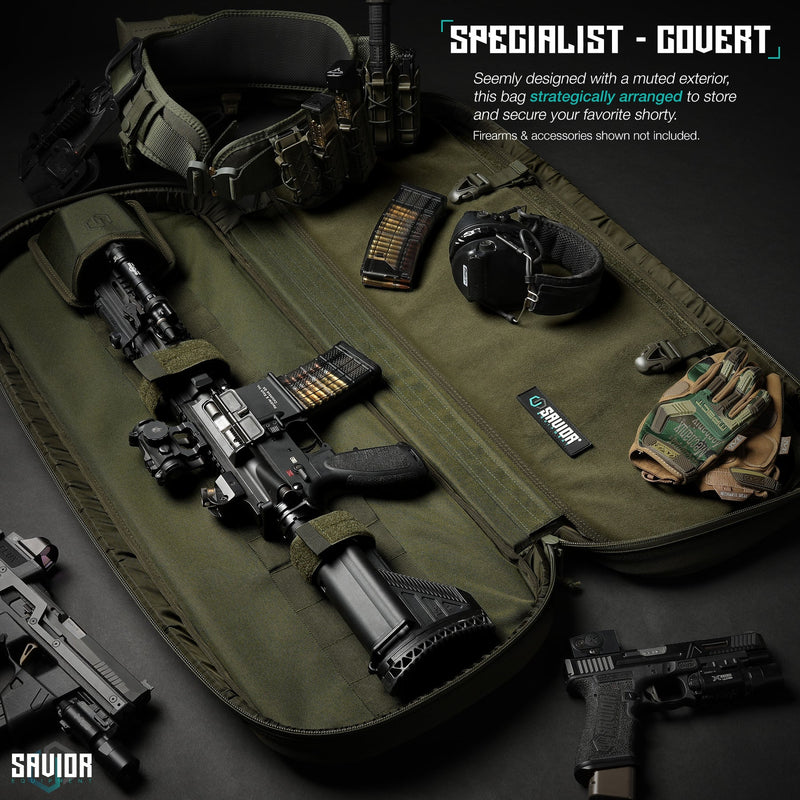 Savior Specialist Covert Single Rifle Case - 30"/34"/38" - Savior