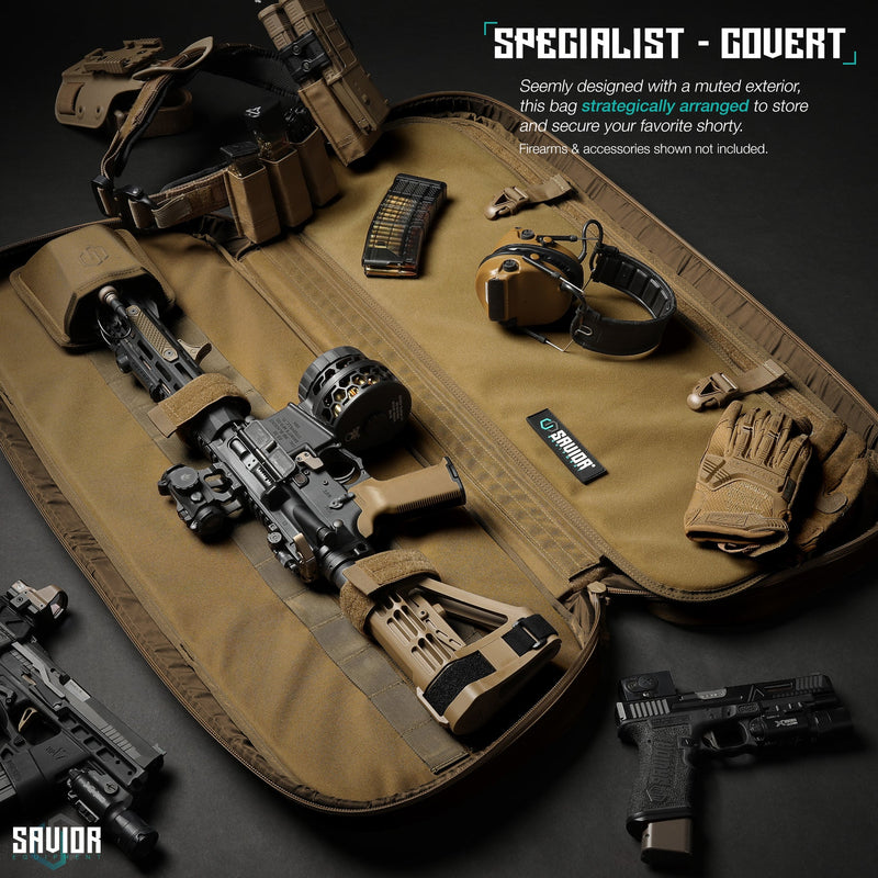 Savior Specialist Covert Single Rifle Case - 30"/34"/38" - Savior