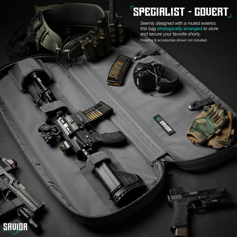 Savior Specialist Covert Single Rifle Case - 30"/34"/38" - Savior