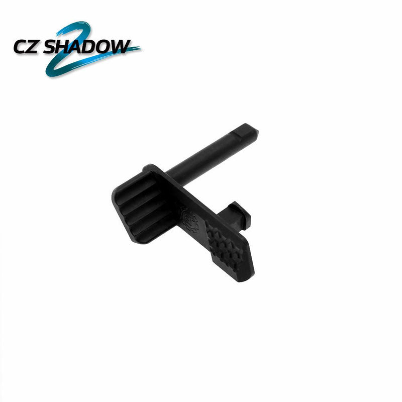 Slide Stop with Thumb Rest for CZ Shadow 2 - Black - Eemann Tech