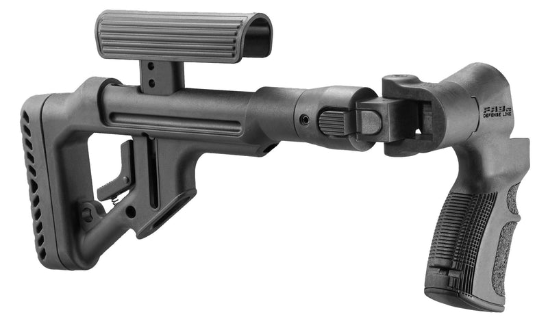 Tactical Folding Stock w/ Cheekpiece - Mossberg 500 - FAB Defense