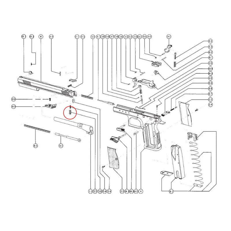 Tanfoglio Firing Pin Safety - Tanfoglio