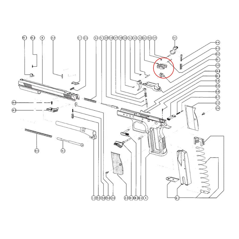 Tanfoglio Sear Housing