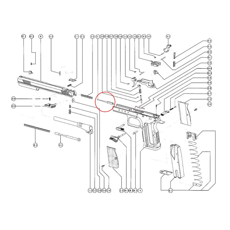 Tanfoglio Small Frame Firing Pin