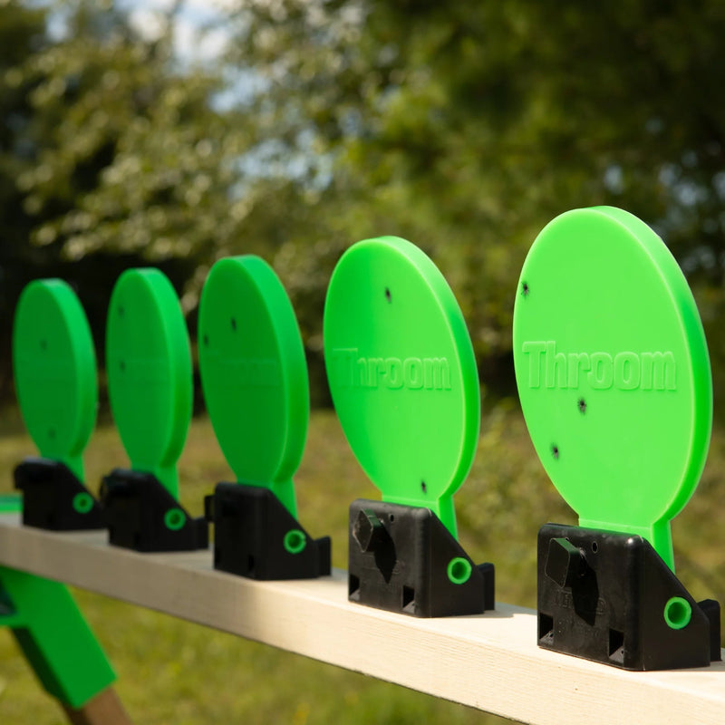 THROOM - 8" Round KNOCKDOWN™ Series Plate Rack - Throom Targets