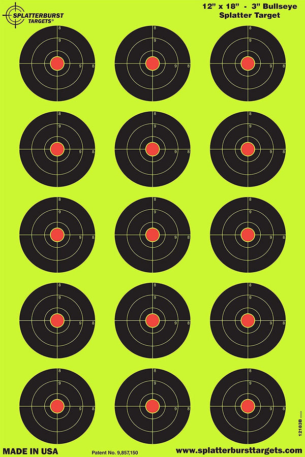 3" Bullseye Splatter - Splatterburst Targets