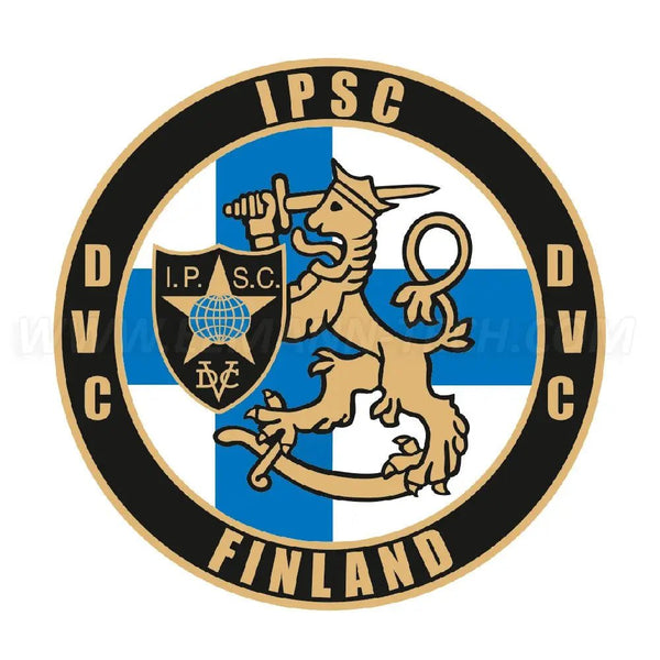 Finnish IPSC Region Sticker - 8cm - Eemann Tech