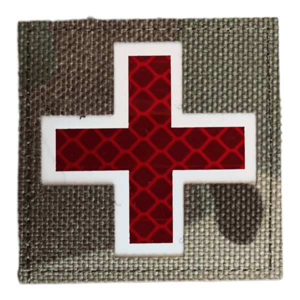 IR Medic kors patch, 50x50mm - TactX