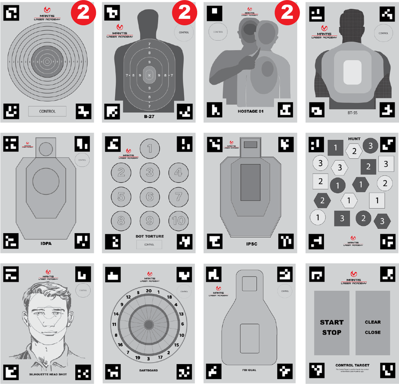 Mantis Laser Academy - Smart Targets - Mantis