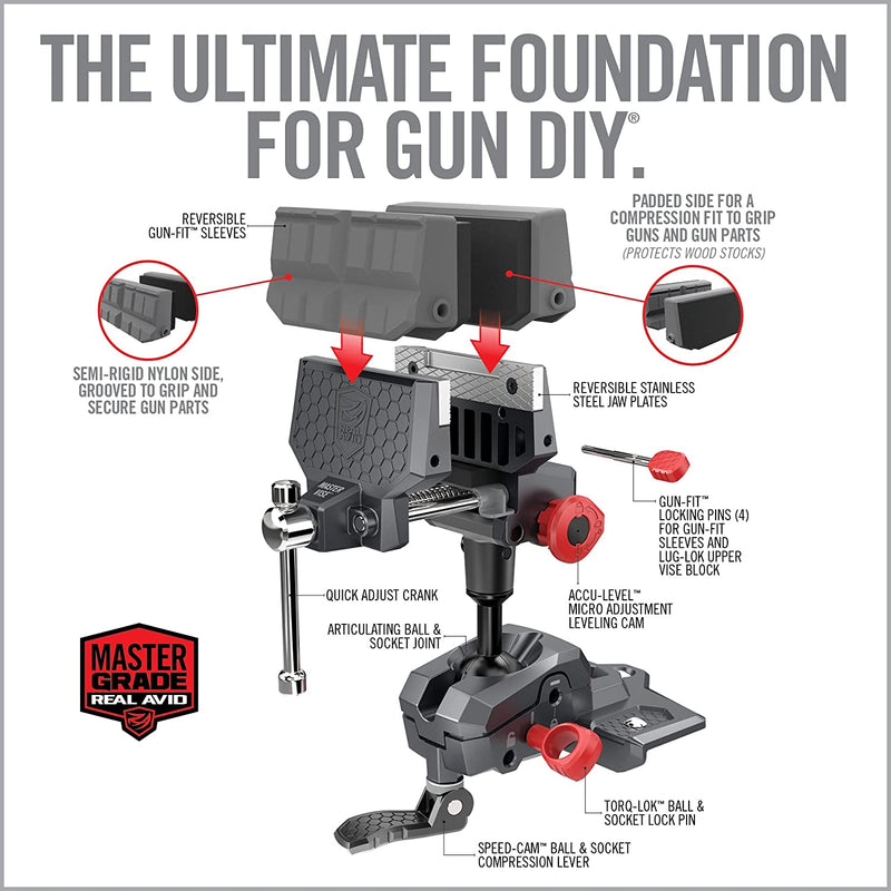 Master Precision Bench Vise - Real Avid