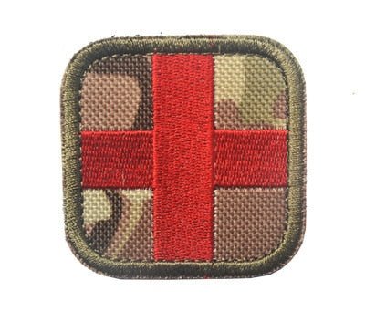 Medic kors patch, 50x50mm - TactX