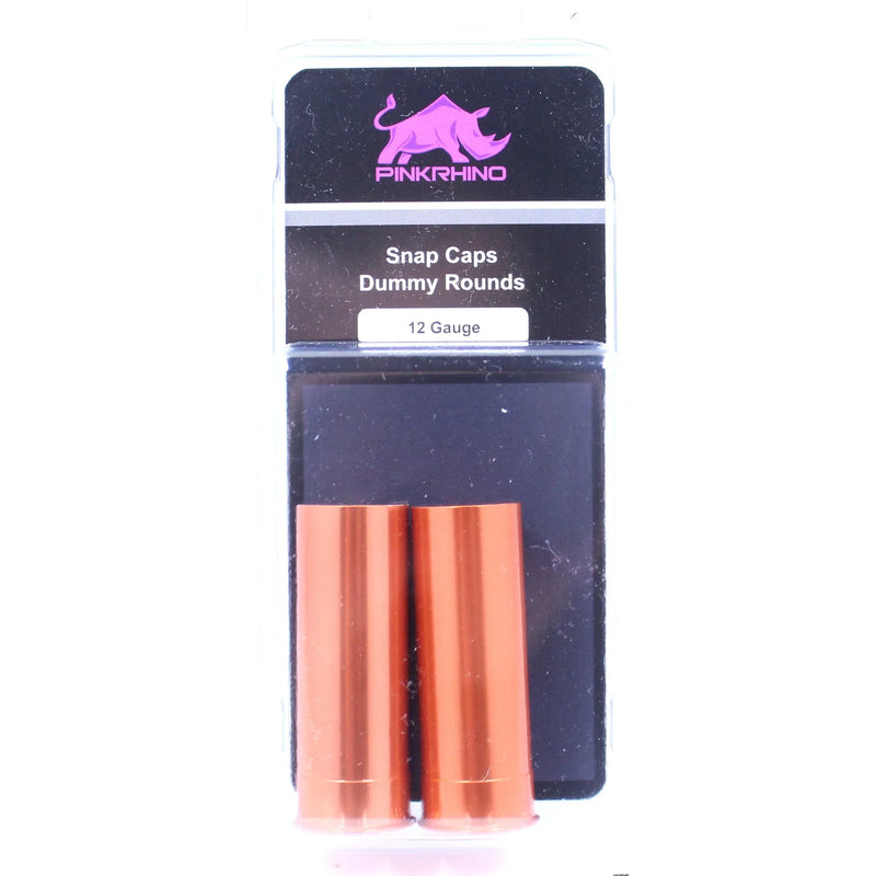 Pink Rhino Snap Caps Dummy Rounds, 12 Gauge - 2 pack