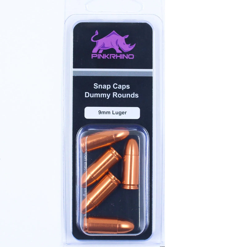 Pink Rhino Snap Caps Dummy Rounds, 9mm - 5 stk - Mantis