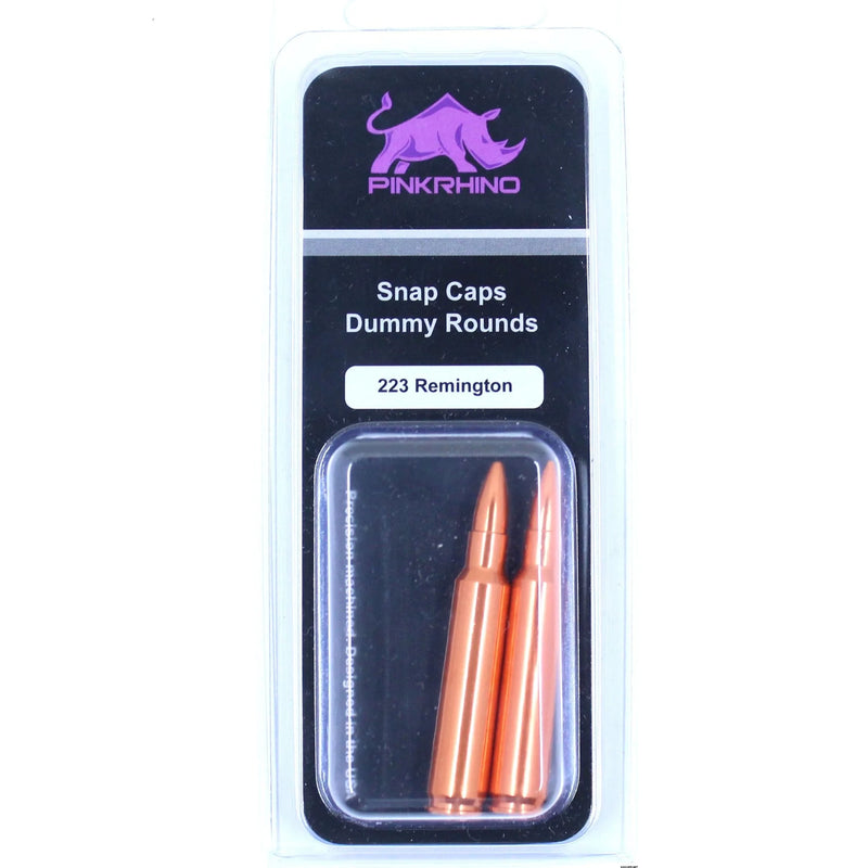 Pink Rhino Snap Caps Dummy Rounds, .223 Rem - 2 pack