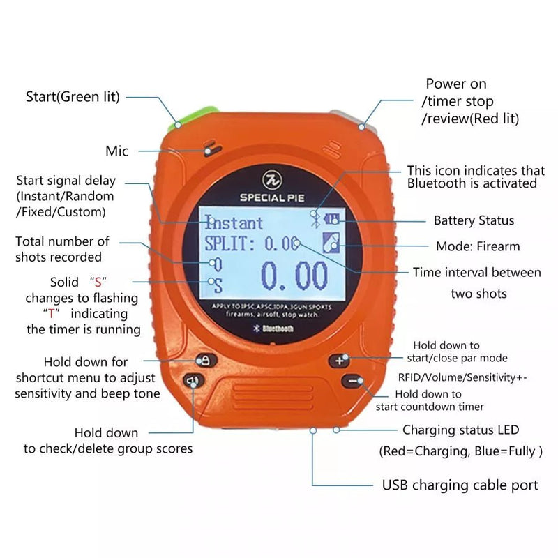 Special Shot Timer, Bluetooth - Special Pie