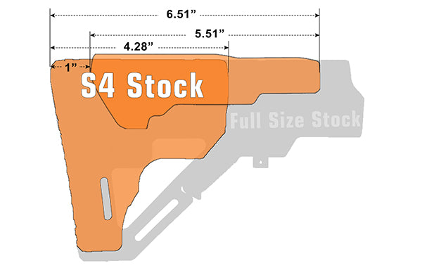 UTG PRO® AR15 Ops Ready S4 Mil-spec Stock Kit