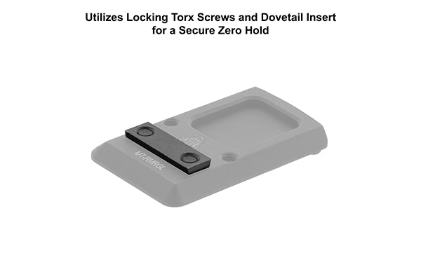 UTG® Super Slim RMR® Mount for Glock Rear Sight Dovetail - Leapers, Inc.