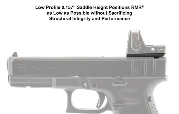 UTG® Super Slim RMR® Mount for Glock Rear Sight Dovetail - Leapers, Inc.