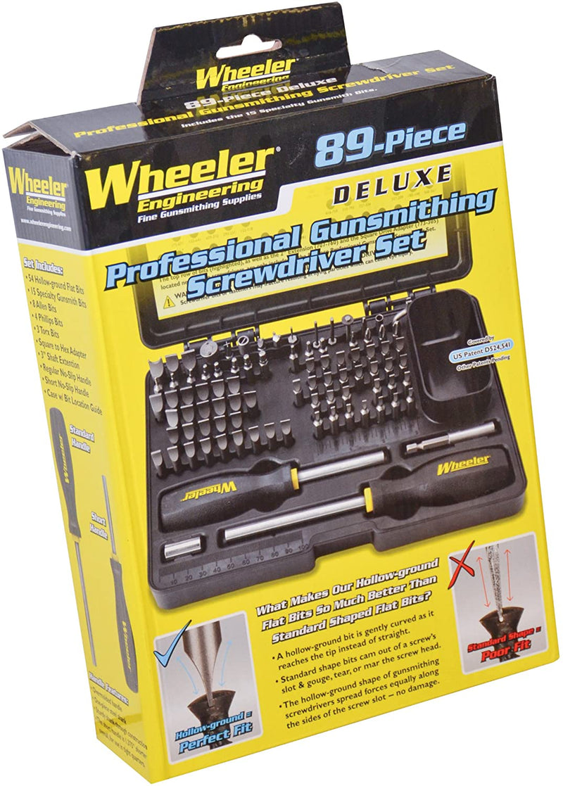 Wheeler 89 Piece Professional Gunsmithing Screwdriver Set - Wheeler